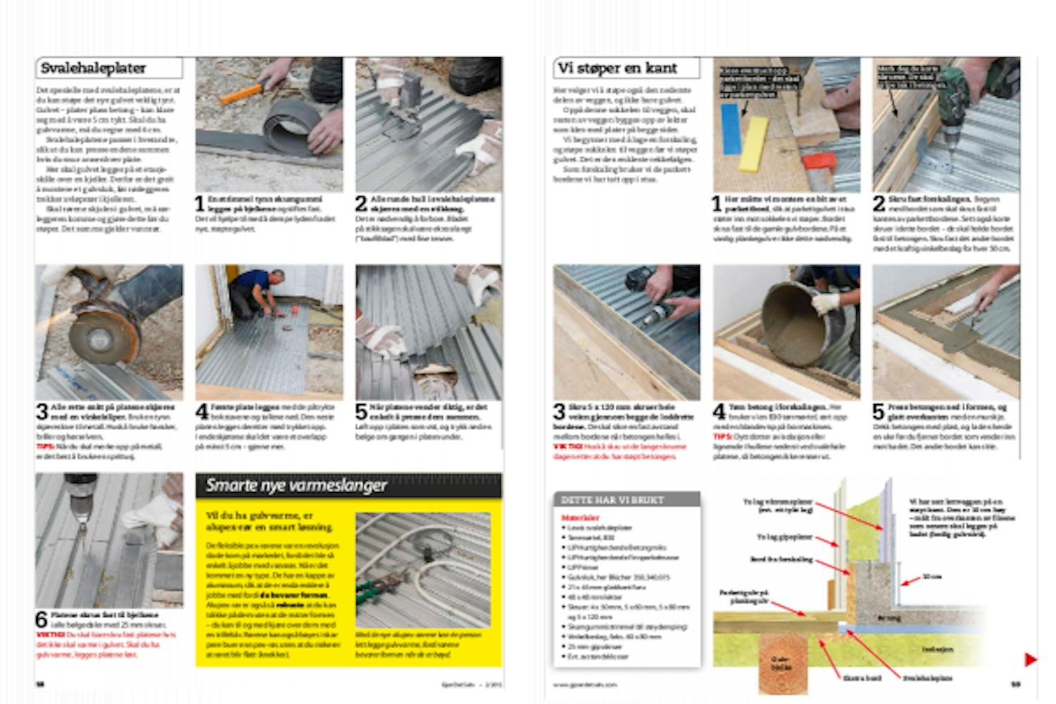 Støpe gulv: Du kan selv støpe gulv Støpe gulv: Du kan selv støpe gulv